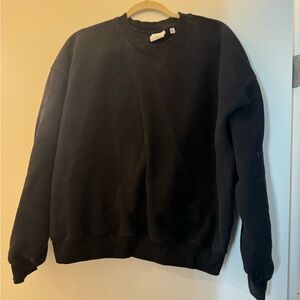 Aritzia Black Crewneck Sweatshirt